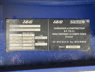 Samro N/A 2005 - ISO BOX THERMO KING ONLY 846 ENGINE HOURS STEERING AXLE TAIL LIFT NL-TRAILER IN SUPER CONDITION image 27