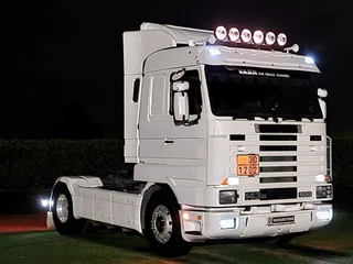 Scania R 1997 - R143-500 V8 4x2 Streamline - Retarder - Leather - Alloy wheels - Custom Bumper - Airhorns - Lightbar image 2