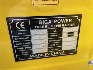 Giga power PLD8500SE 8 kVA silent generator 2022 - N/A afbeelding 6