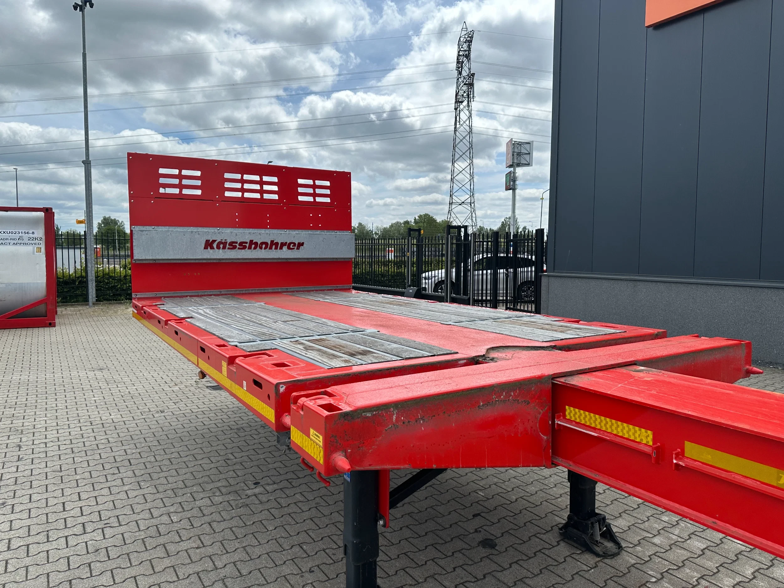 KAESSBOHRER 2026 - new and unused Heavy-Duty flatbed / 690cm extendable / steering axle / discbrakes / NL-trailer / APK: 04-2027 imagen 18