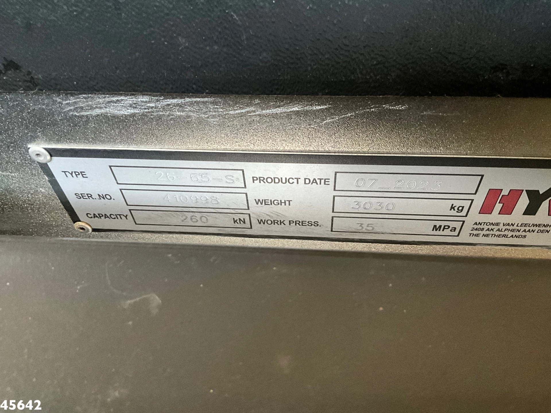 DAF FAN XD 450 Euro 6 Hyvalift 26 Ton haakarmsysteem 2026 obrázek 20