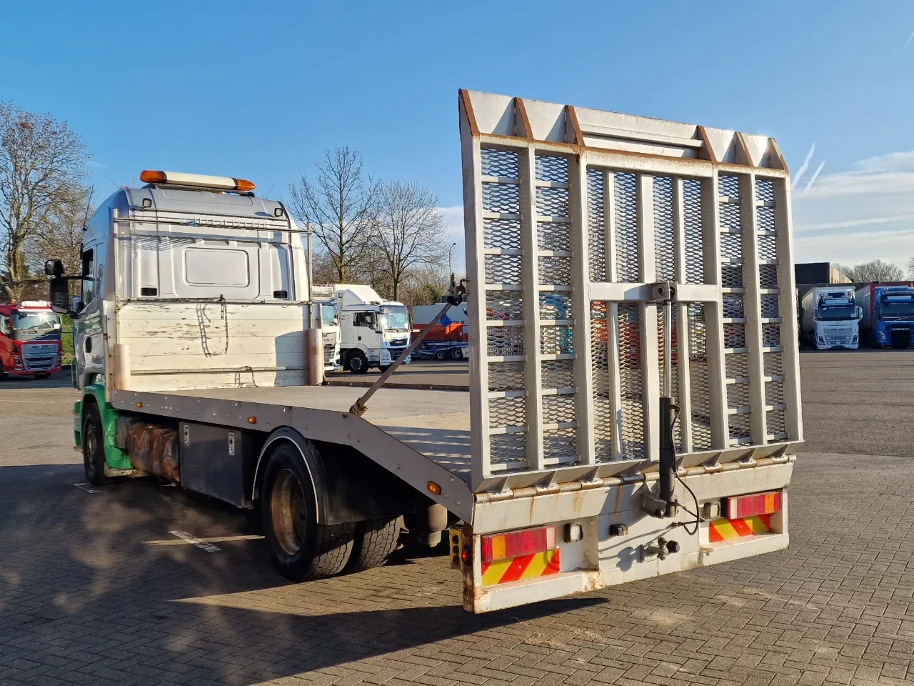 Scania R 2008 - R380 4x2 - Car transport / Flatbed - Ramp - Full air - Night clima afbeelding 6