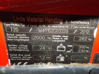 Linde T20 2012 - N/A zdjecie 7