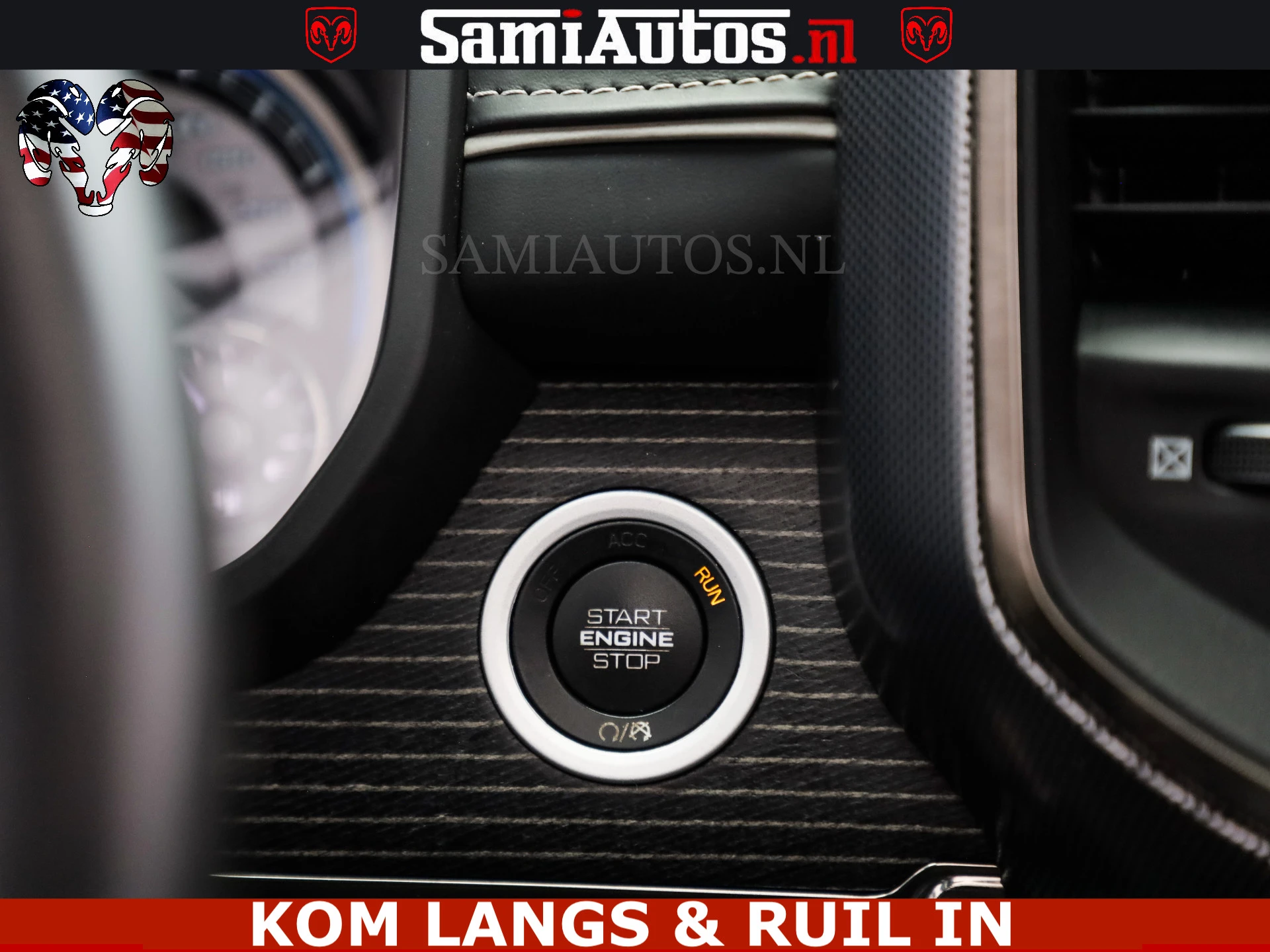 Dodge Ram Pick-Up 2021 - LIMITED | TRAINHORN | | HUD | UITLAATKLEP | LUCHTVERING | STRIPING | PANODAK | BOM VOL | BLAUW VOORRUIT | afbeelding 41