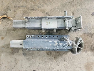 Jost Alimunium steunpoten 80 cm-max 144 cm - N/A bild 1