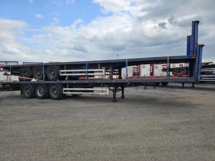 Pacton 3 AXLE FLATBED TRAILER BPW DRUM | price per piece 2006 изображение 2