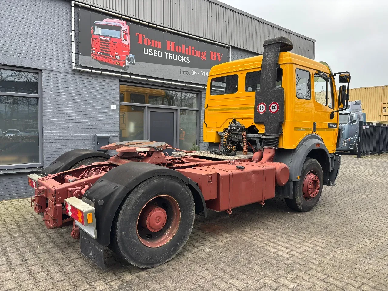 Mercedes-Benz SK 1838 V8 1995 - 4X2 steel/air top condition 0nly 372170 km original EPS afbeelding 1