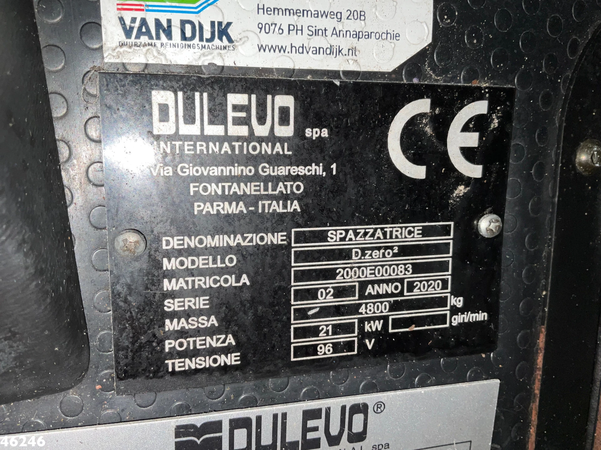 Dulevo 2000E FULL ELECTRIC Just 22.169 km! 2020 obrázek 24