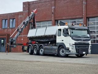 Volvo FM 2014 - 420 8x2*6 - HMF 2120 K4 Crane / Grua / Kran - Remote - Bucket - 3x steering axle - te koop