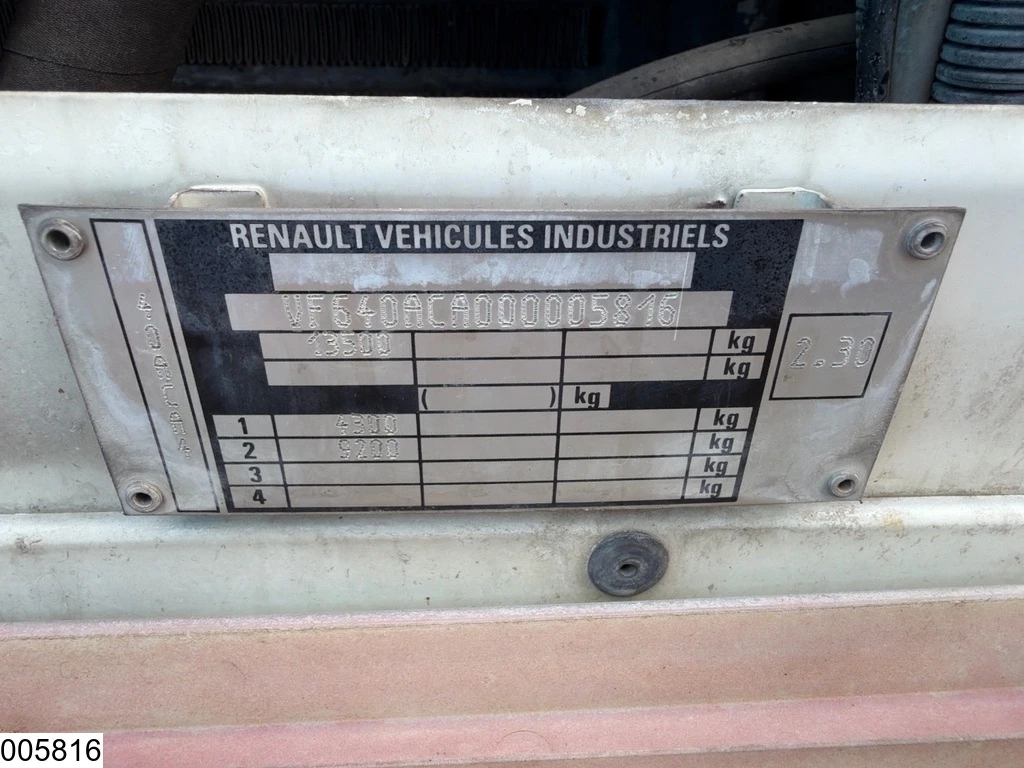 Renault 1995 - Midliner 180 Manual, Steel, 2 Comp afbeelding 13