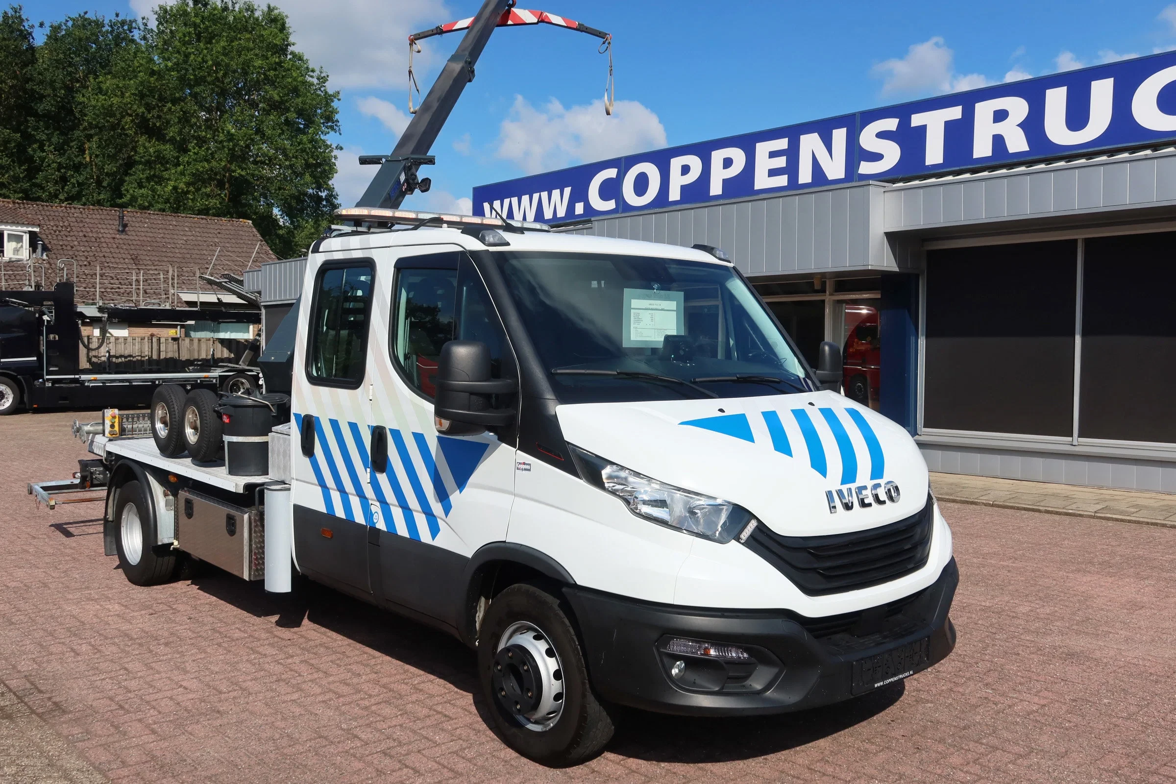 Iveco Daily 2023 - 70 C 16 Recovery-truck, Bergingswagen, Apschlep. 7 Persoons. ALS NIEUW afbeelding 15