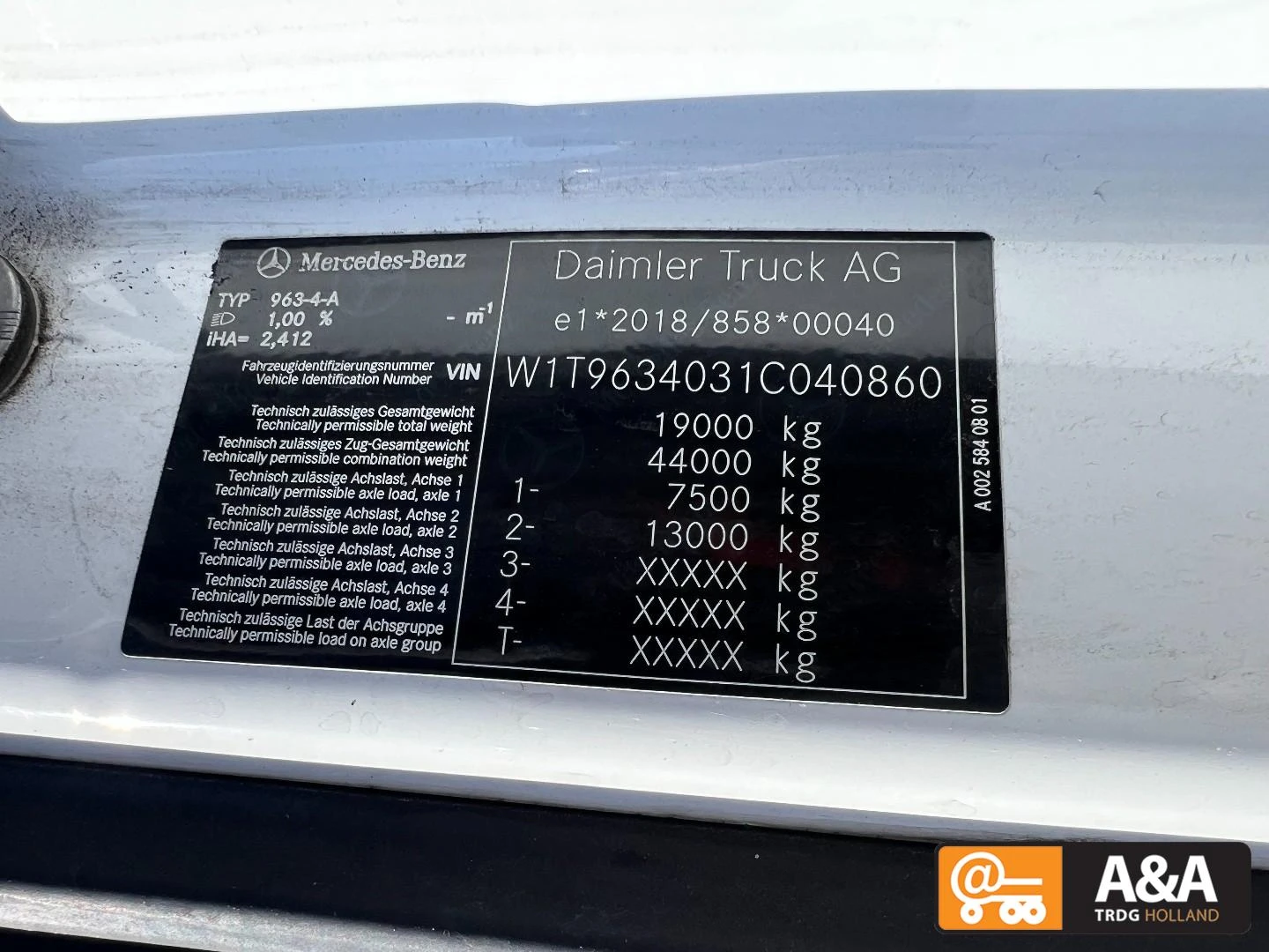 Mercedes-Benz Actros 2022 - 1845 LS afbeelding 64