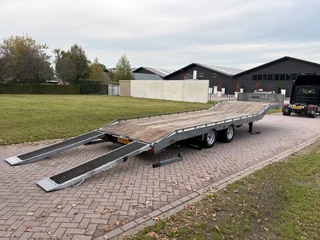 Veldhuizen SDO 2010 - Be oplegger 8 TON semi dieplader afbeelding 3 miniatuur