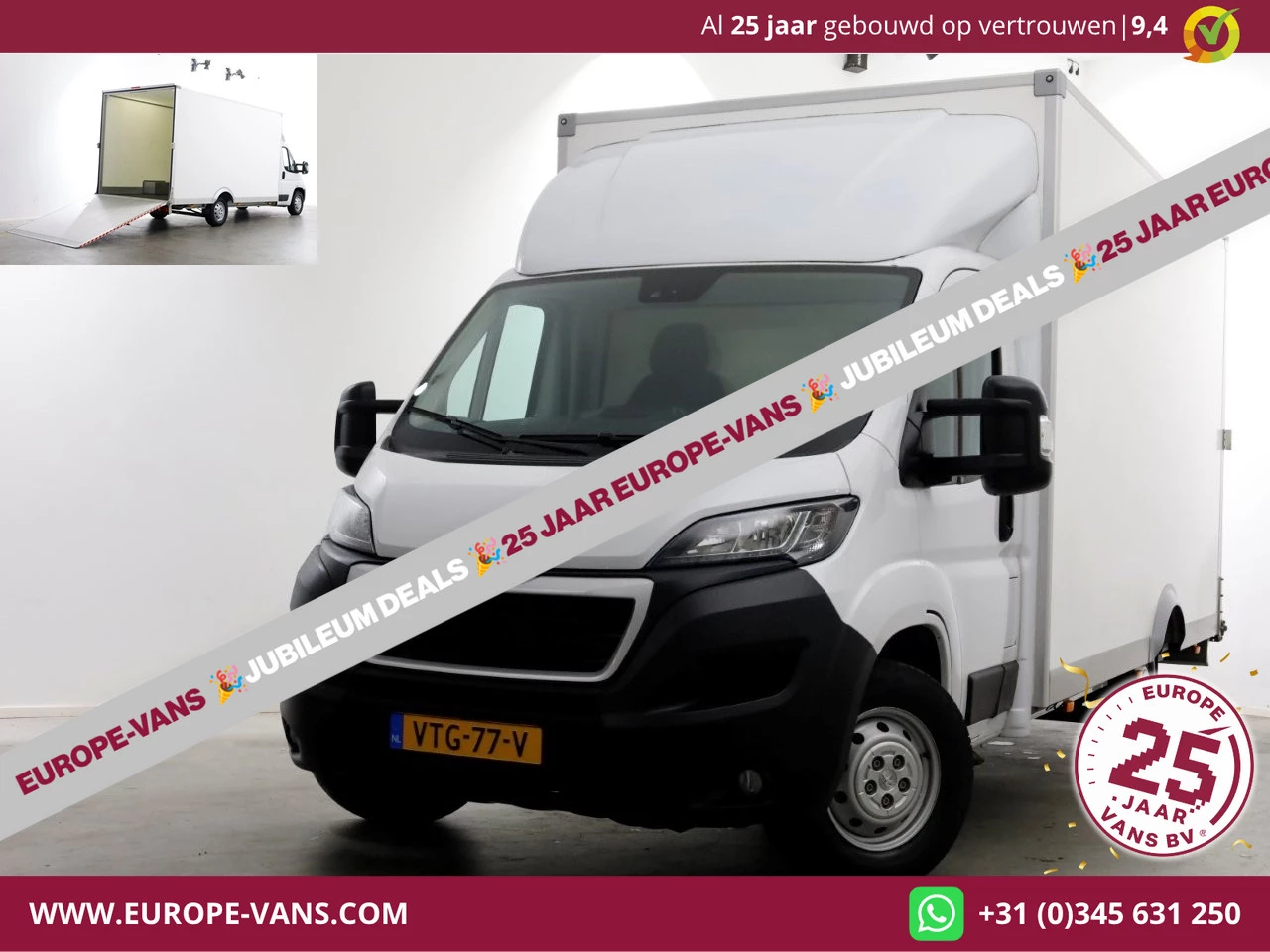 Peugeot Boxer 2023 - 2.2 BlueHDi 165pk Durisotti Lowliner Bakwagen met laadklep 01-2023 image 1