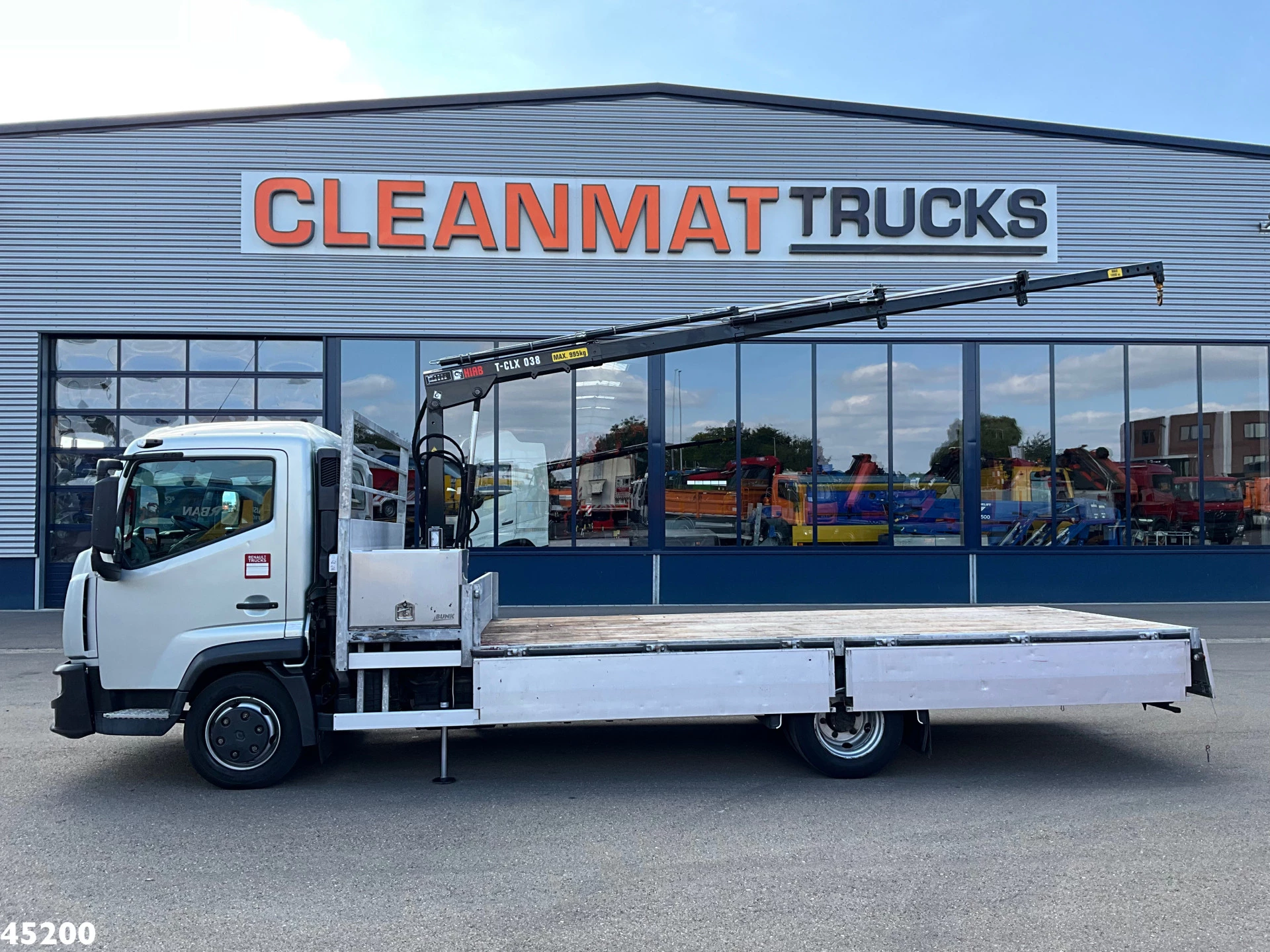 Renault D 180 Hiab 3,8 Tonmeter Euro 6 Just 178.017 km! 2016 image 2