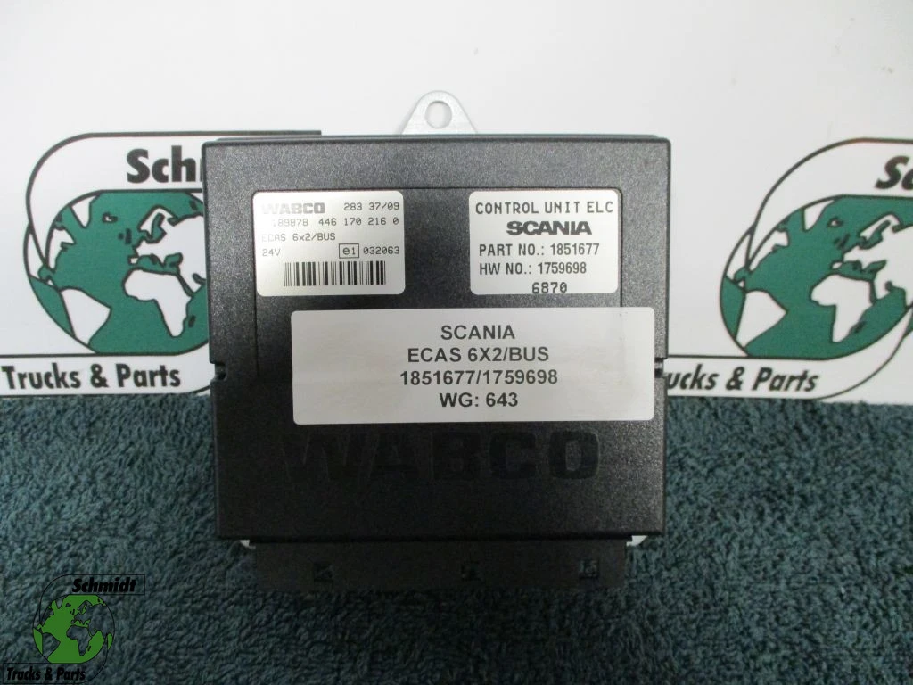 Scania - 1851677/1759698 ECAS 6X2 BUS ELC MODULE obrázek 1