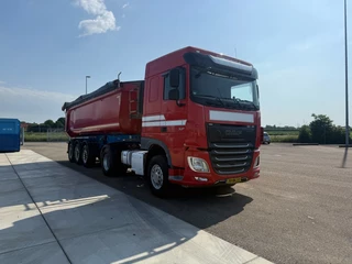 DAF XF 450 2018 - XF450 FT 4X2 I.C.M. 2016 Schmitz SGF*S3 27m3 stalen kipper immagine 6