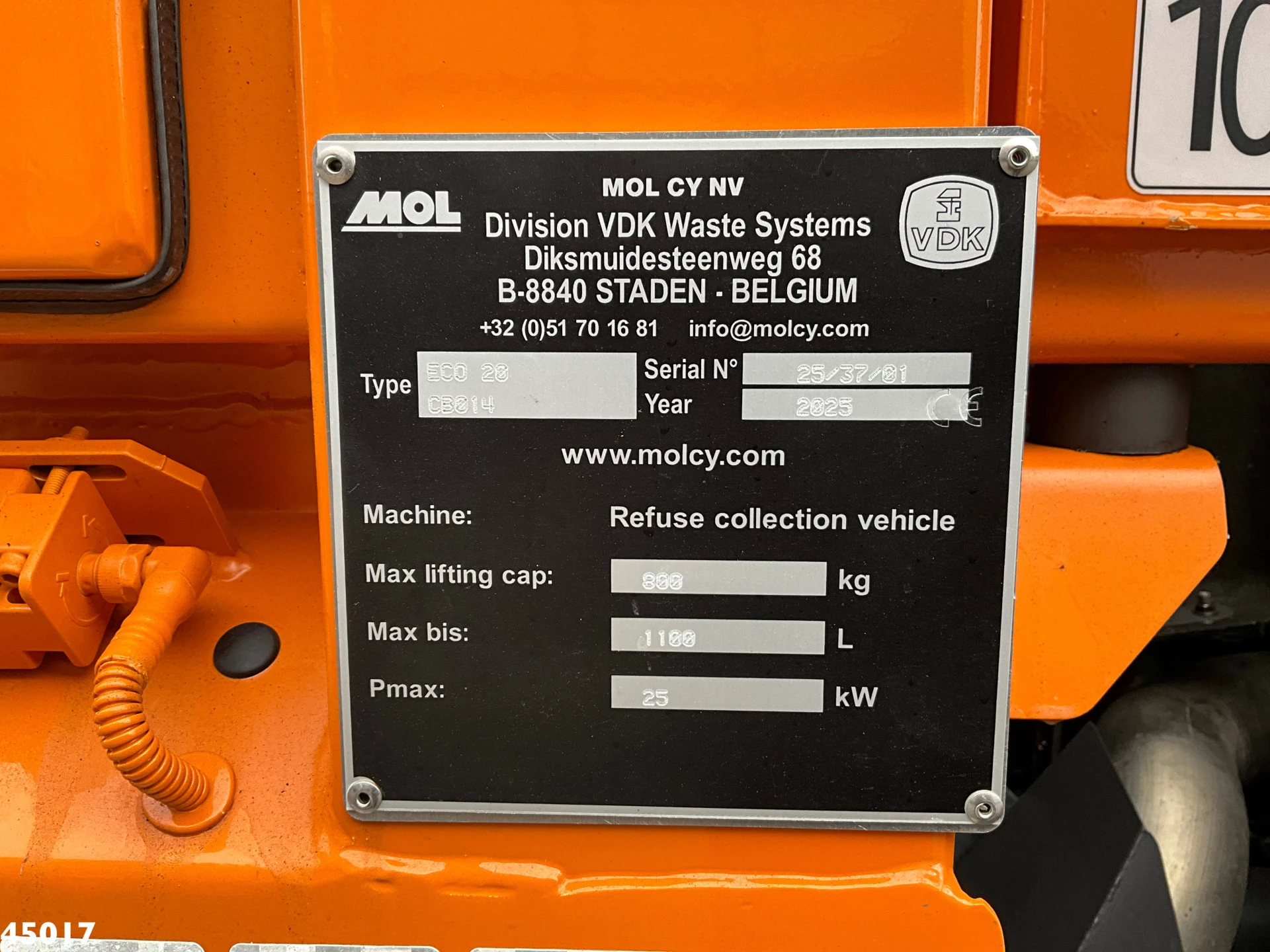 Volvo FL 250 VDK 9m³ 2025 Bild 14