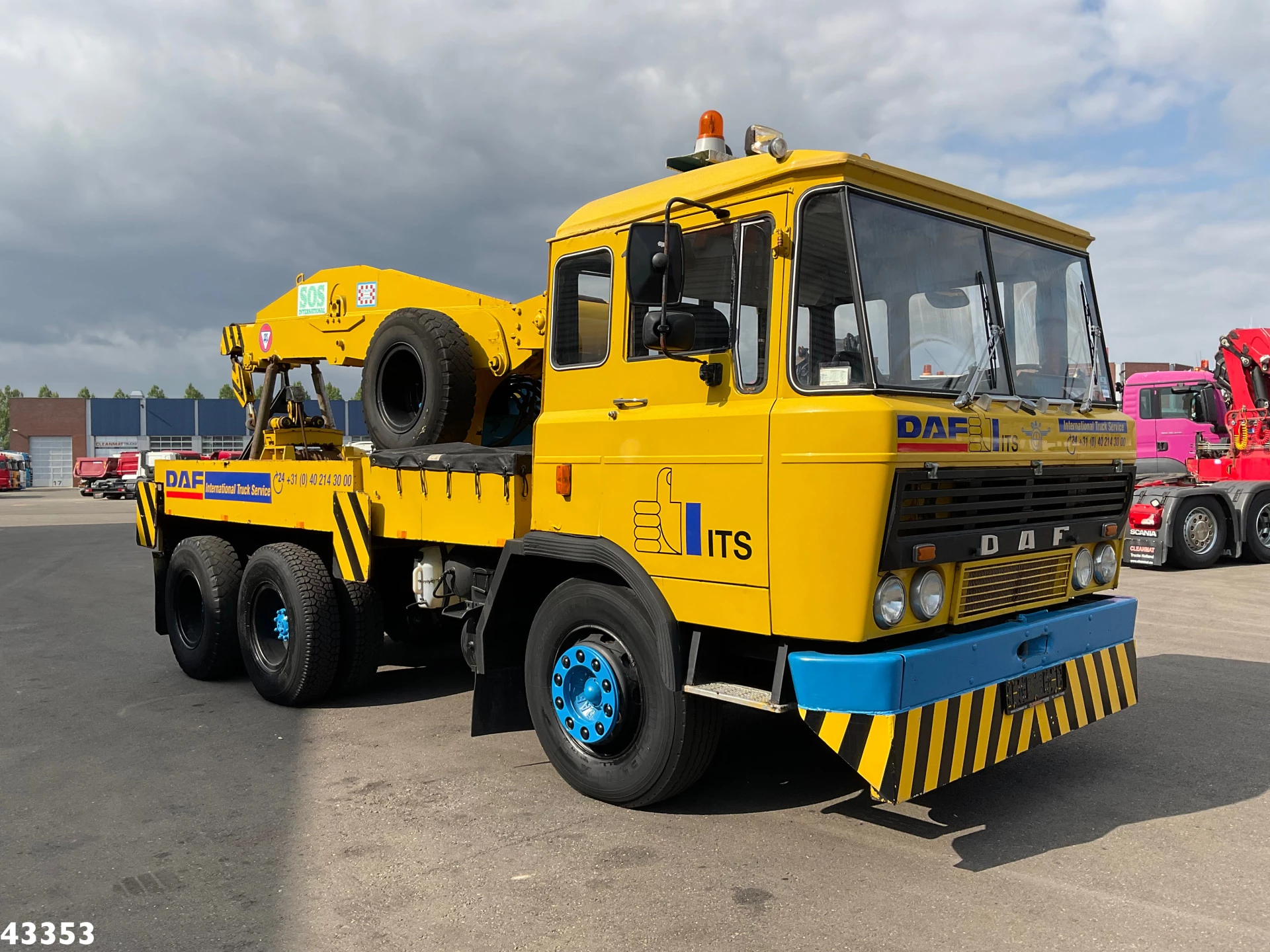 DAF FTS 2600 DKA 310 Manuel Full Steel Bergingsvoertuig 1971 afbeelding 2