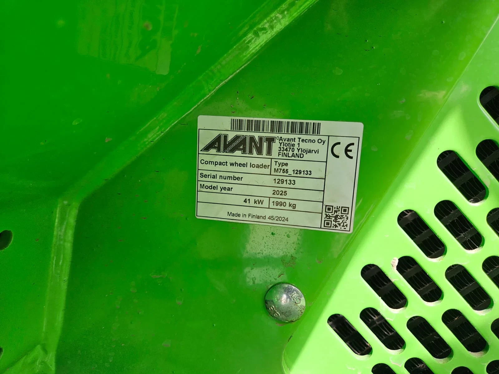 Avant 2025 - 755i TDL+ Mini-shovel afbeelding 25