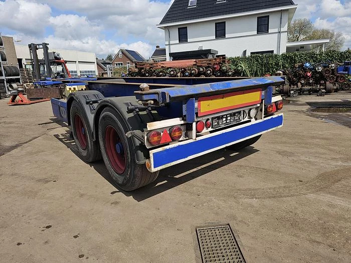 Krone 2 axle | container chassis | steel suspension | Bpw drum. 2009 image 4