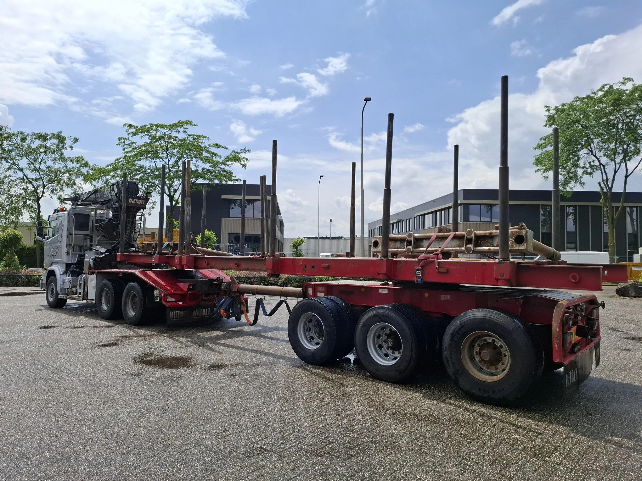 Scania R 2016 - R580 V8 / LOGGING TRUCK / 6X4 / RETARDER / 2XBIG AXLE / PALFINGER EPSILON S270L83 / 20METER / 431534 KM / DIEBOLT 3AXLE TRAILER / AUTOMATIC / EURO-6 / 2016 afbeelding 7