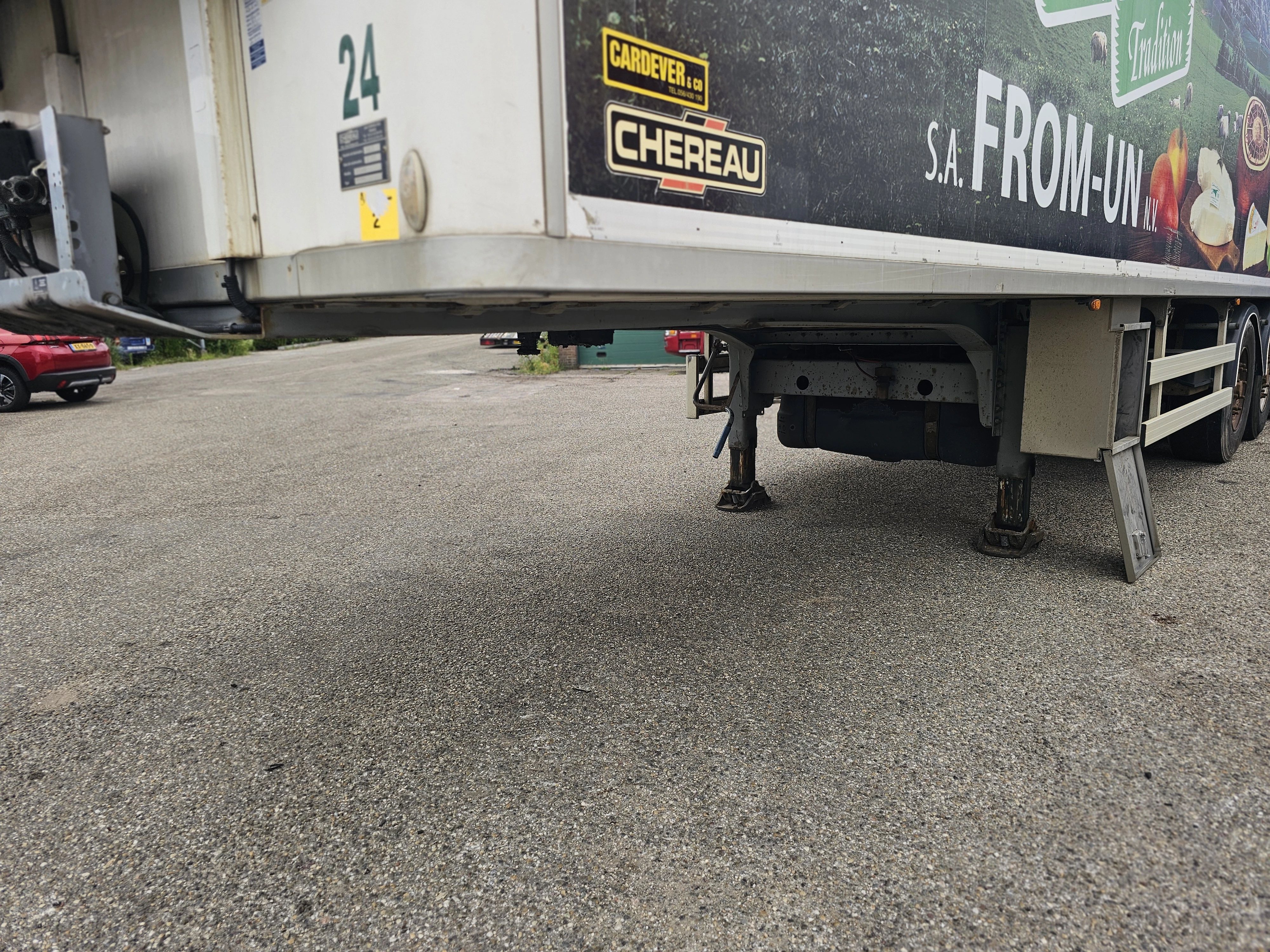 Chereau B3 /CITY TRAILER /STEERING AXLE/LIFT AXLE / 11.80 LONG /LOADING LIFT/ BPW DISC / CARRIER FRIDGE.TUV 23/7/2026 2012 afbeelding 48