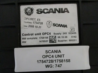 Scania - 1754728/1758158 OPC 4 UNIT imagen 2 miniatura