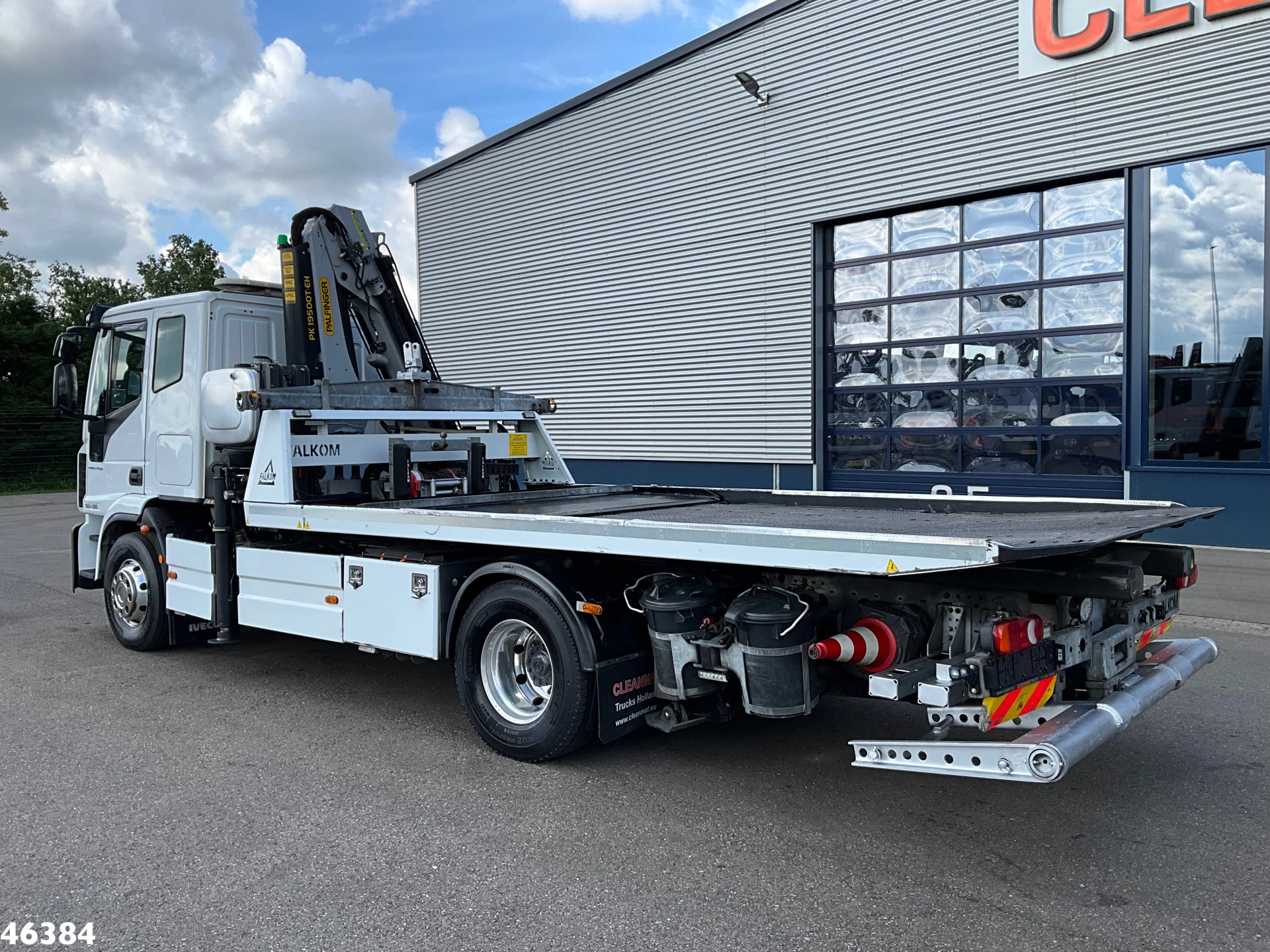 Iveco Eurocargo 2019 - ML160E32 Euro 6 Falkom Abschlepp + Palfinger 19 Tonmeter laadkraan Bild 2