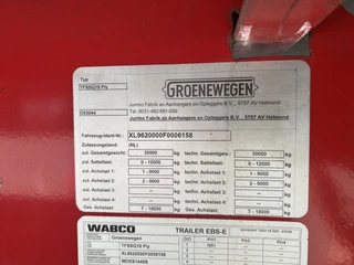 Groenewegen Jumbo / TFSSQ 18 PLY 2015 - / Box / Loadlift obrazek 13