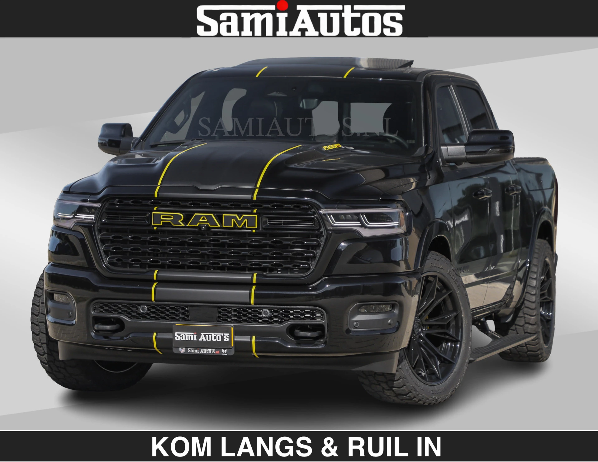 Dodge Ram Pick-Up 2024 - Limited Night H.O 540HP 706Nm | Massage + Full Option | De Meest Luxe en Volle in zijn Klasse | afbeelding 1