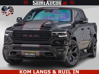 Dodge Ram Pick-Up 2021 - LIMITED | TRAINHORN | | HUD | UITLAATKLEP | LUCHTVERING | STRIPING | PANODAK | BOM VOL | BLAUW VOORRUIT | te koop