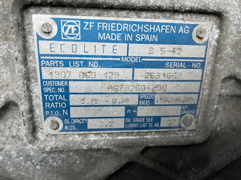 DAF 1999 - A 6732604300 ZF ECOLITE S5-42 5,72-0,76 image 4