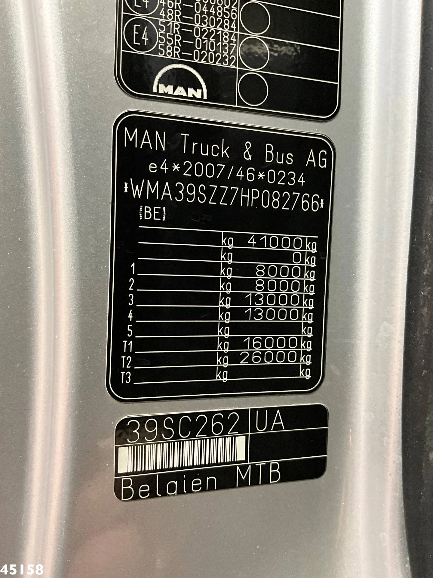 MAN TGS 2017 - 41.440 8x4 Euro 6 Wicom Combi Just 85.658 km! image 36