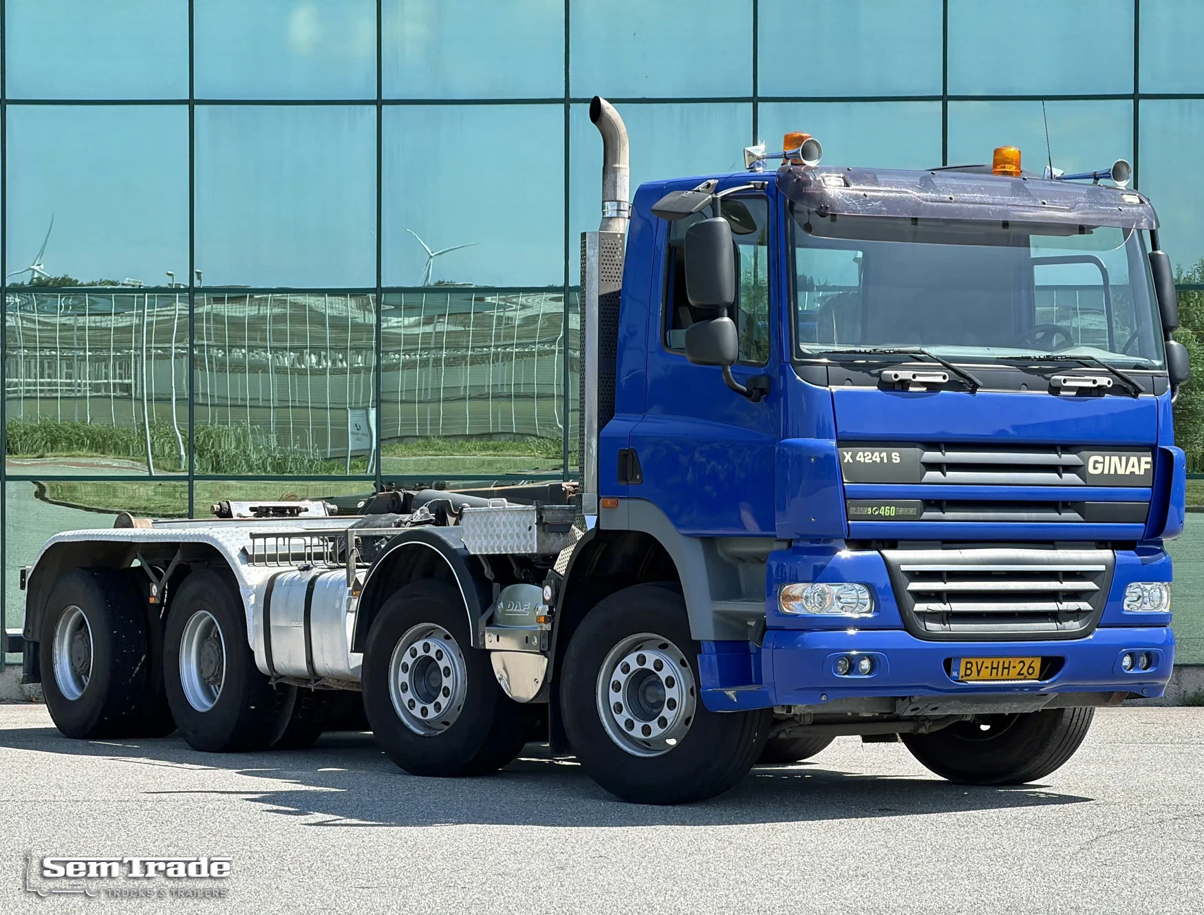 Ginaf X 4241 S 2008 - 8X4 EURO 5 MANUAL GEARBOX 460 HP ONLY 159.500 KM 4-AXLE AIRCO SUPER CONDITION HOLLAND-TRUCK afbeelding 6