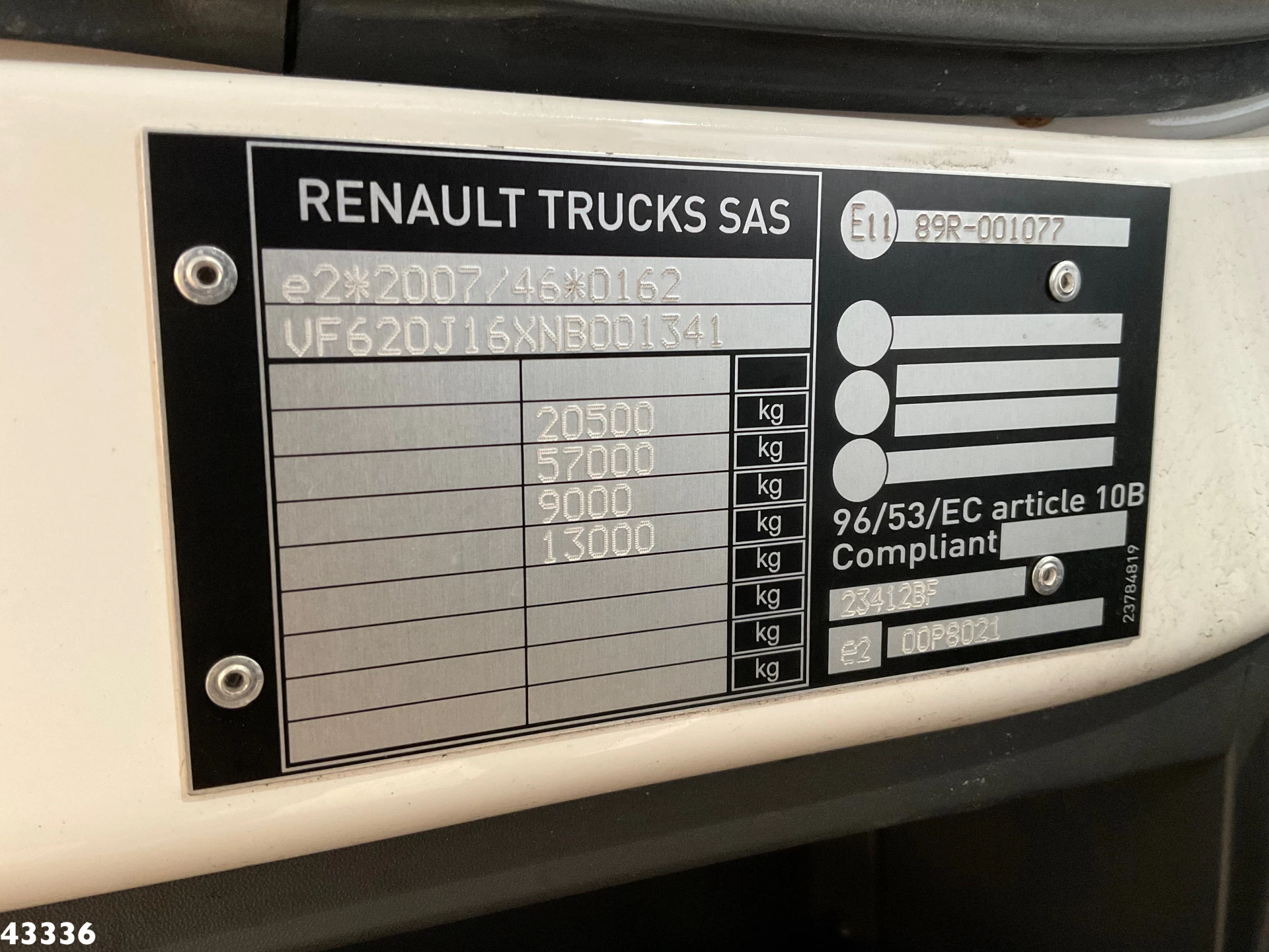 Renault D WIDE Multilift 12 Ton portaalarmsysteem 2023 Bild 17