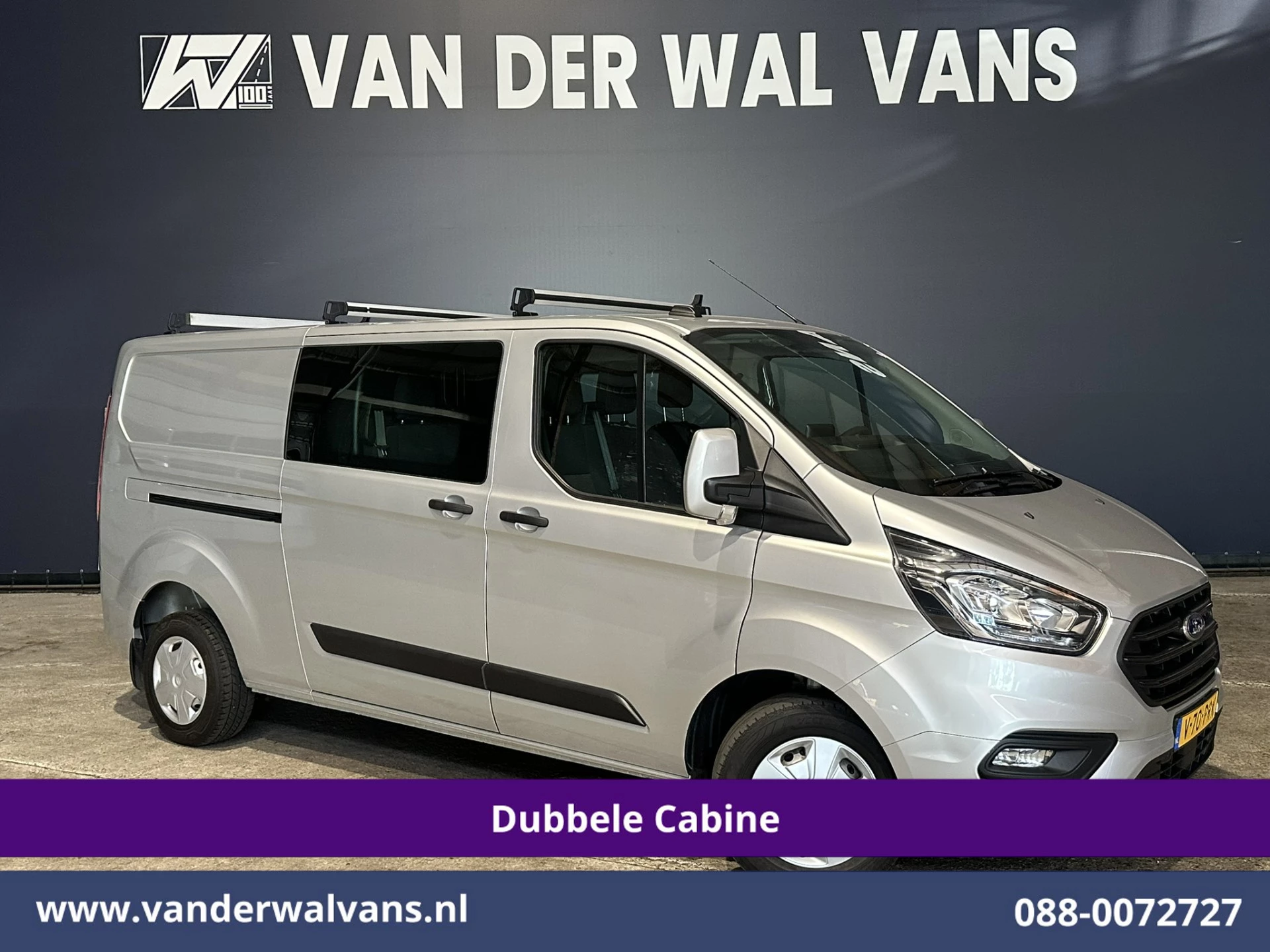 Ford Transit Custom 2022 - 2.0 TDCI 131pk L2H1 Dubbele Cabine Euro6 Airco | 6-Zits | Camera | Navigatie | Apple Carplay | LED | Cruisecontrol imagem 1