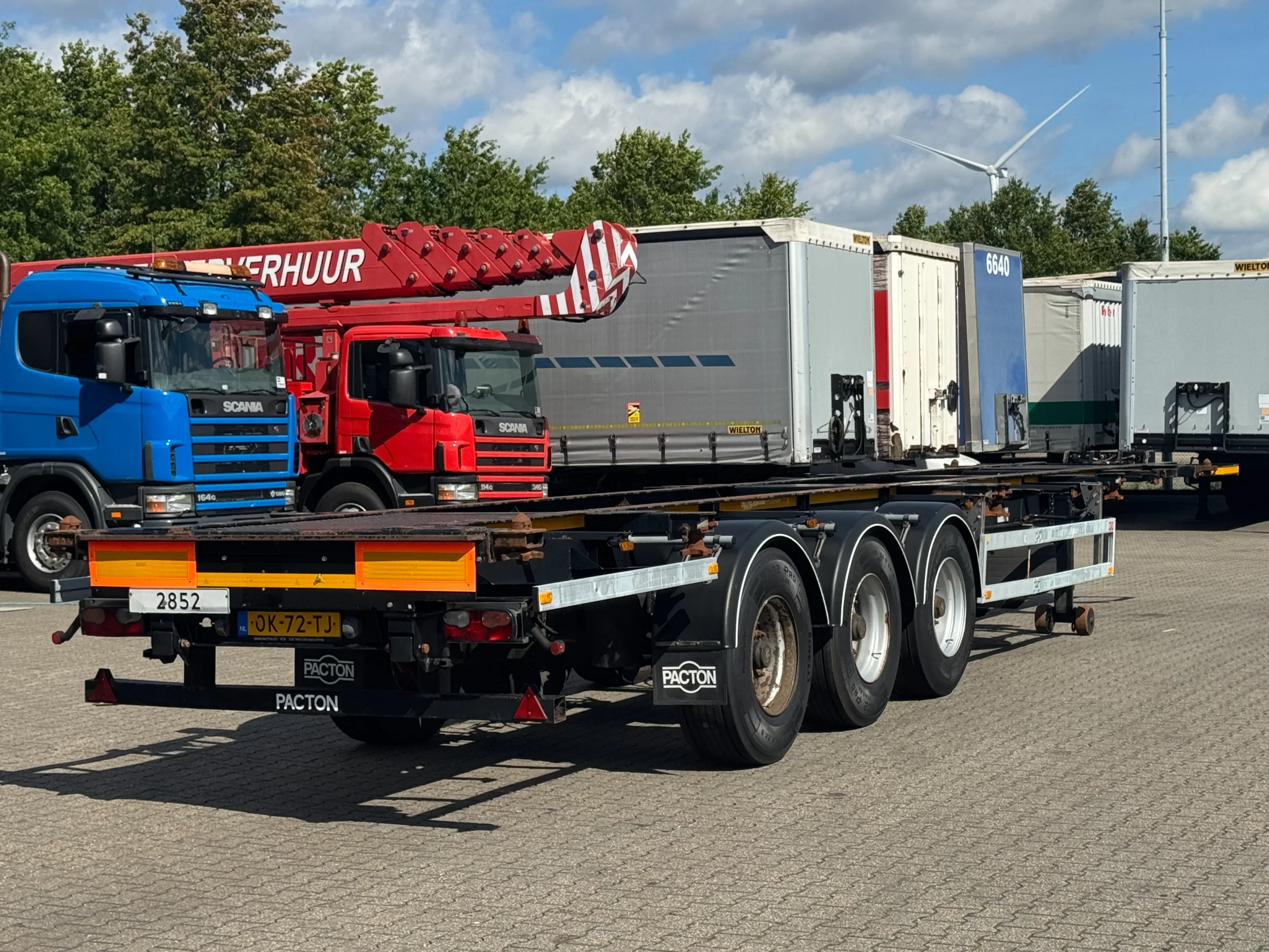 Pacton TXC 339 2009 - 45, 40, 30 2X 20FT Chassis / BPW-Axles afbeelding 1