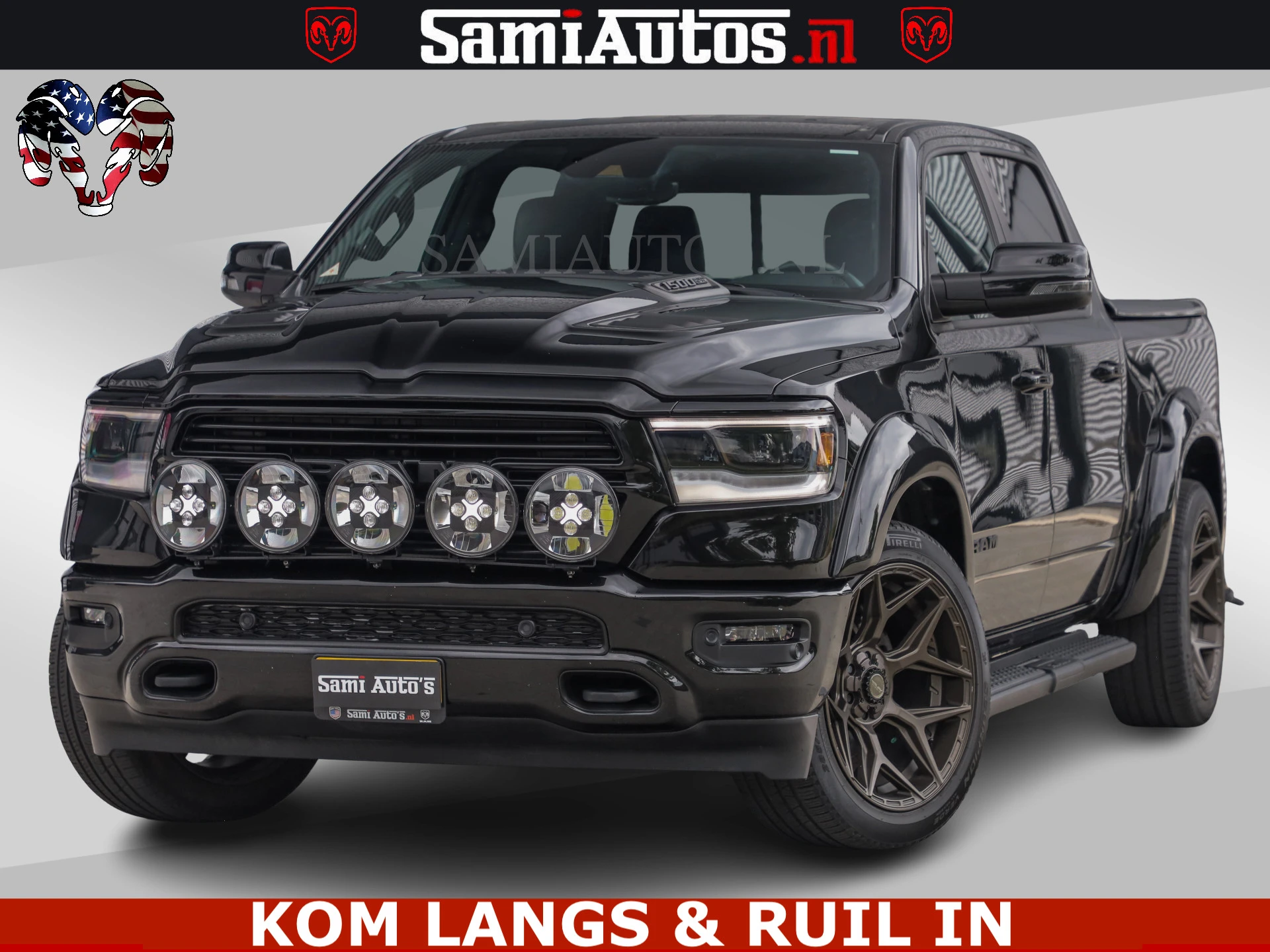 Dodge Ram Pick-Up 2023 - DE DONDER | 5.7 V8 HEMI | BRONZE BREDE WIELEN | WIDE BODY | OPEN UITLAAT KLEP | ZEER DIK | image 1