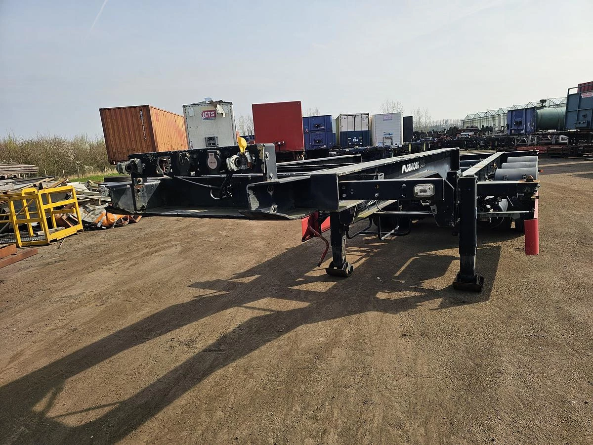 Fliegl SDS 350| LOWLOADER 20 FOOT CONTAINER CHASSIS | BPW DRUM. 2005 image 35