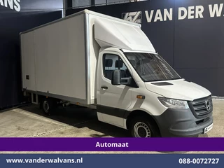 Mercedes-Benz Sprinter 2022 - 317 CDI 170pk 9G-Tronic Automaat Bakwagen 21m3 KUUB Hoog Laadklep Zijdeur Euro6 Airco | Leder | Lat om Lat betimmering image 8