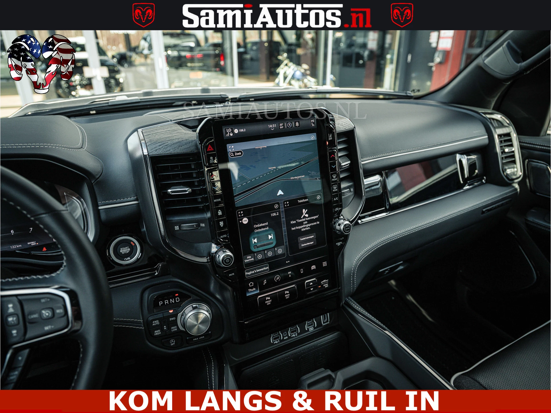 Dodge Ram Pick-Up 2024 - HULK Pack | Limited Night H.O 540HP 706Nm | Massage + Full Option | De Meest Luxe en Volle in zijn Klasse | Hulk Pack is meer prijs | Bild 33
