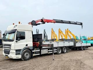 DAF 85 2011 - CF85.410 + 21m kran Fassi Crane 21ton/m + Trailer immagine 2 miniatura