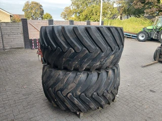 John Deere Set Wielen 800/65 R32 30.5 R32 Grote ZF Steek afbeelding 3 miniatuur