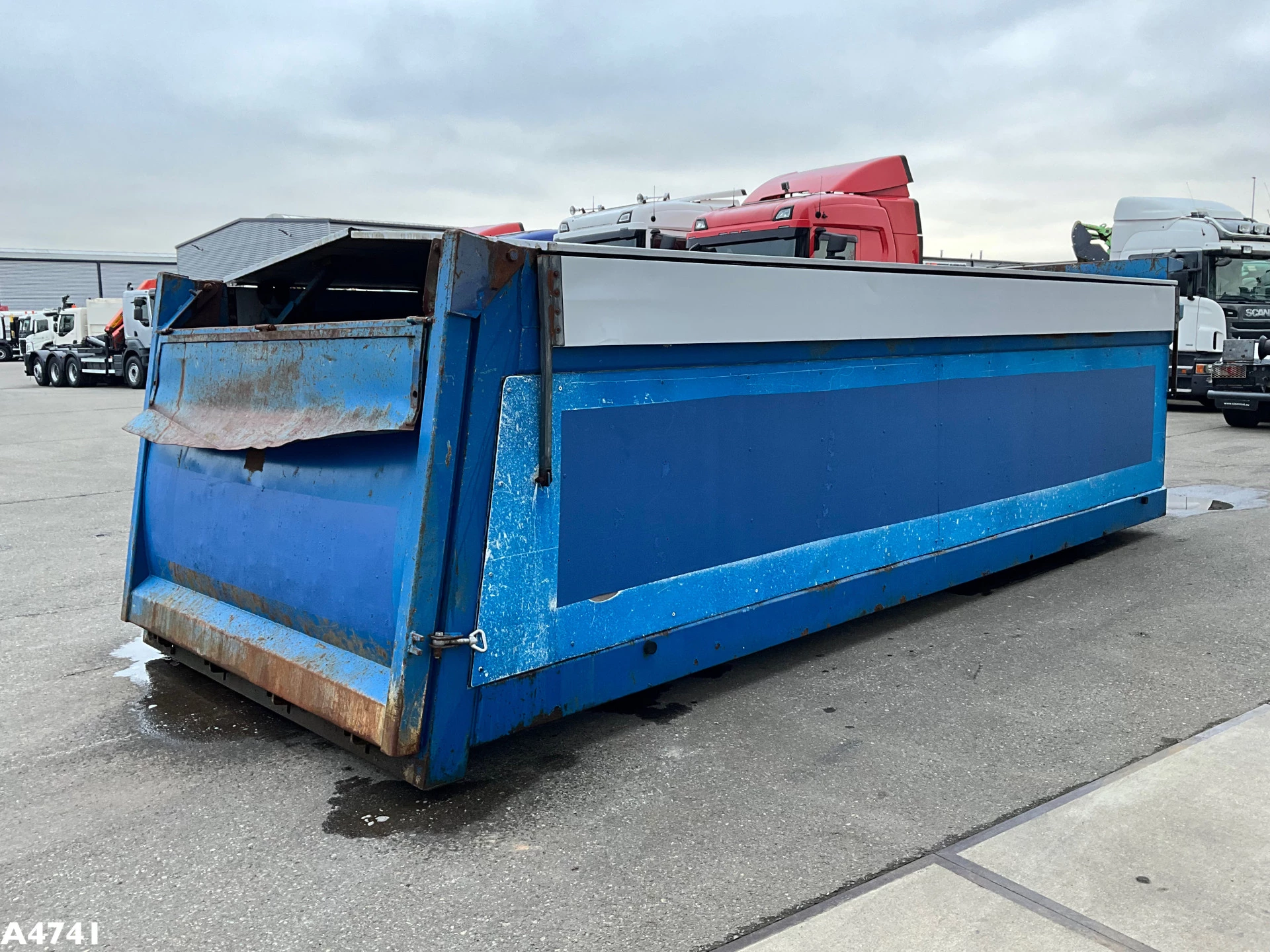 Container 21m³ met Hydraulische milieukleppen obrázek 3