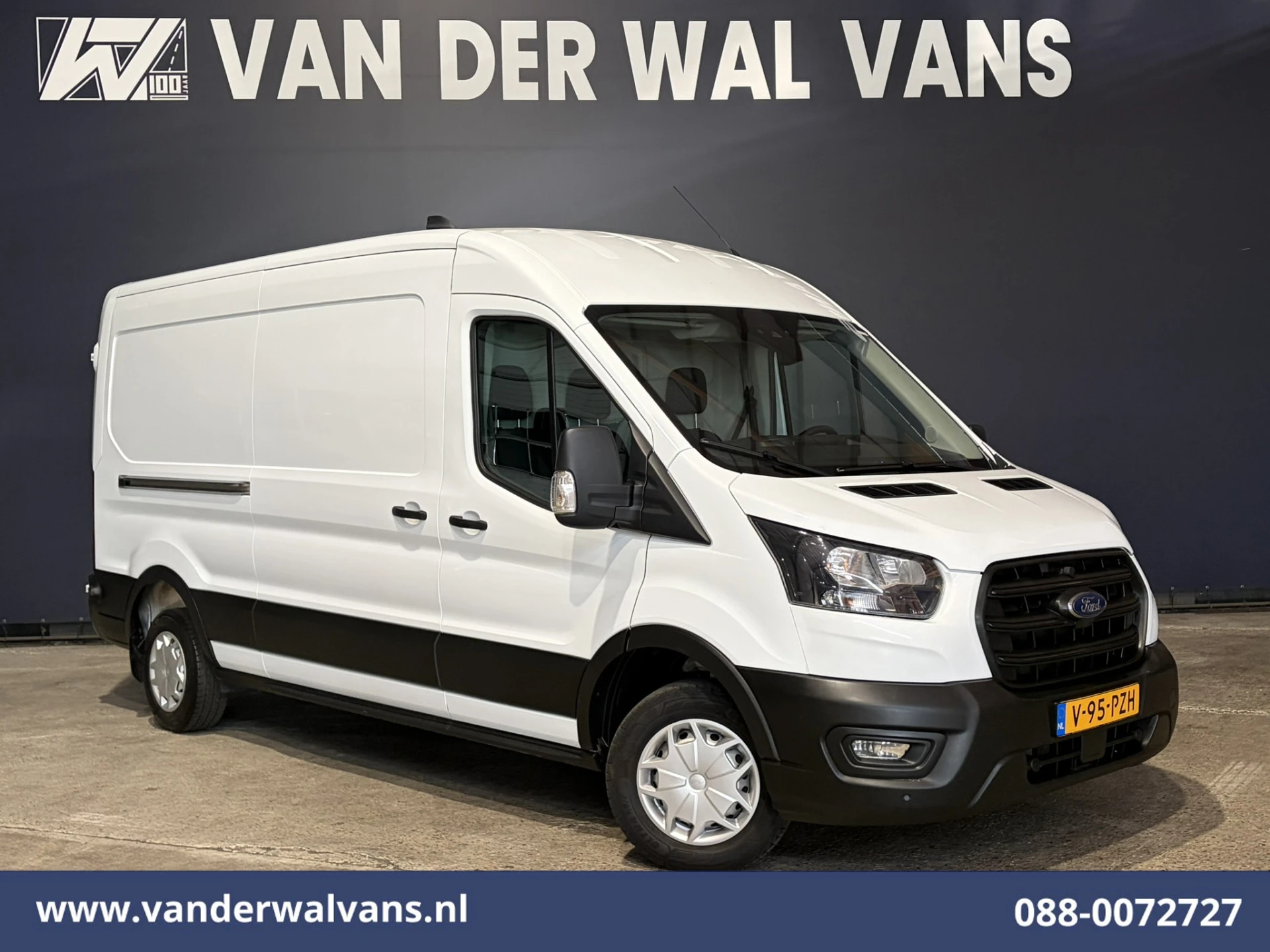 Ford Transit 2022 - 2.0 TDCI 131pk L3H2 Euro6 Airco | Camera | Cruisecontrol | Verwarmde Voorruit afbeelding 1