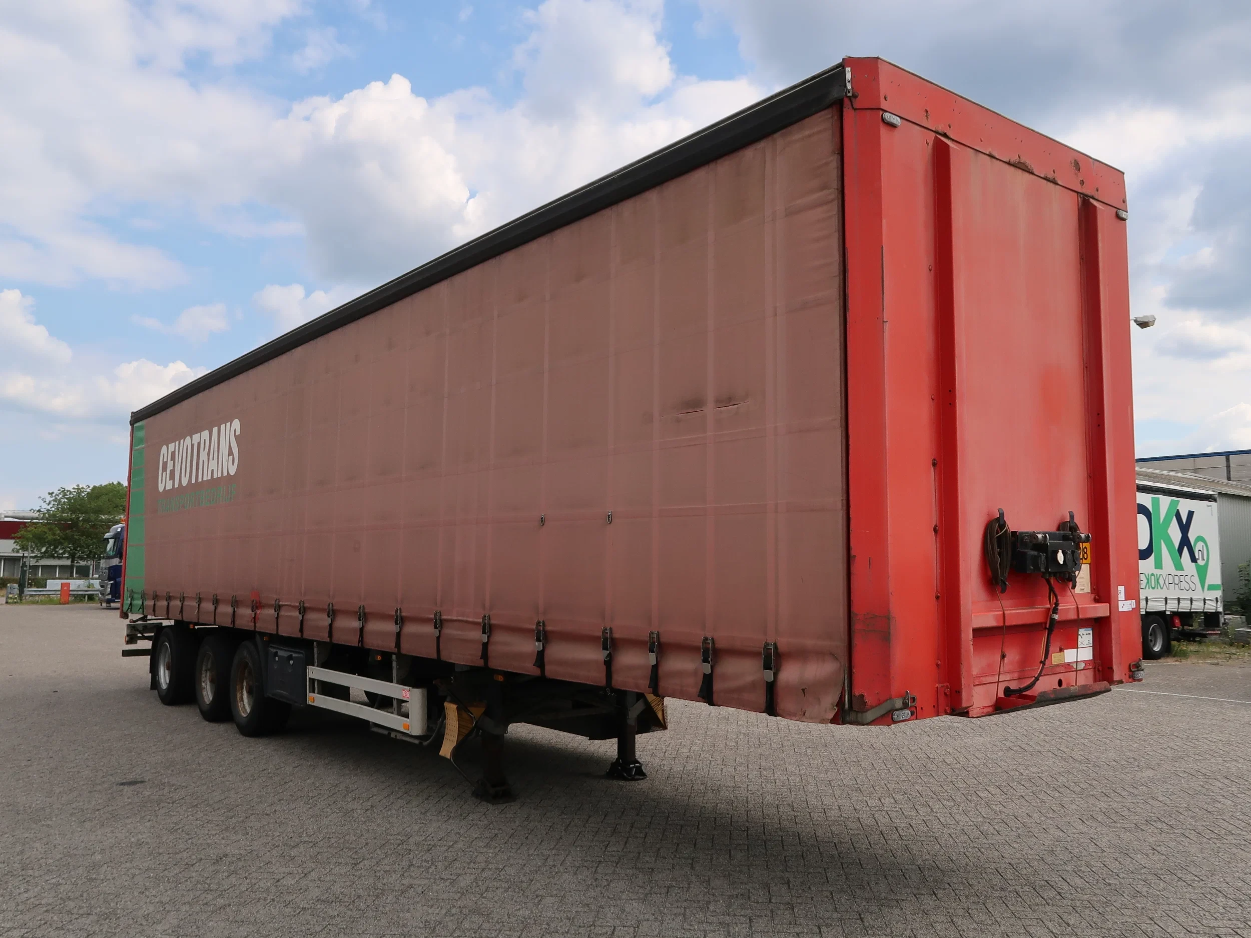Pacton B3-001 2007 - O4, Lift & Lenkachse BPW, Staplerhalter, 4 Units, TUV, NL Trailer TOP! afbeelding 4