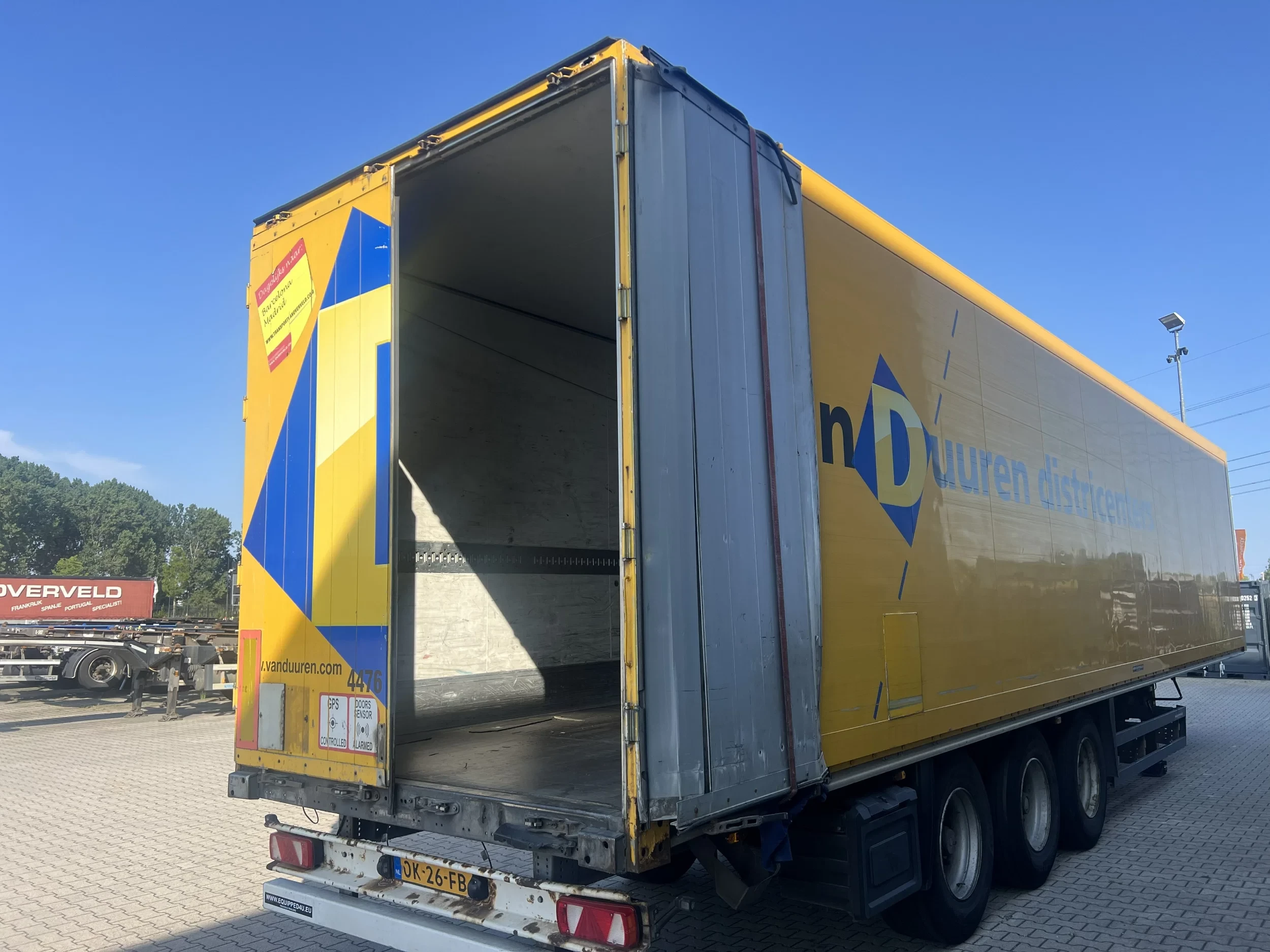 Schmitz Cargobull SKO 24 2008 - SKO24 / SAF trommelremmen / gegalvaniseerd / binnenhoogte: 2,80 m / NL oplegger,/ damaged - PRICE REDUCTION afbeelding 11