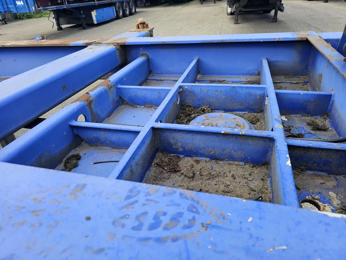 MKF METALLBAU CS 20 -20 FOOT- CONTAINER CHASSIS -HEAVY DUTY- BPW DRUM -STEEL SUSPENSION- GOOD QUALITY. 2007 zdjęcie 10