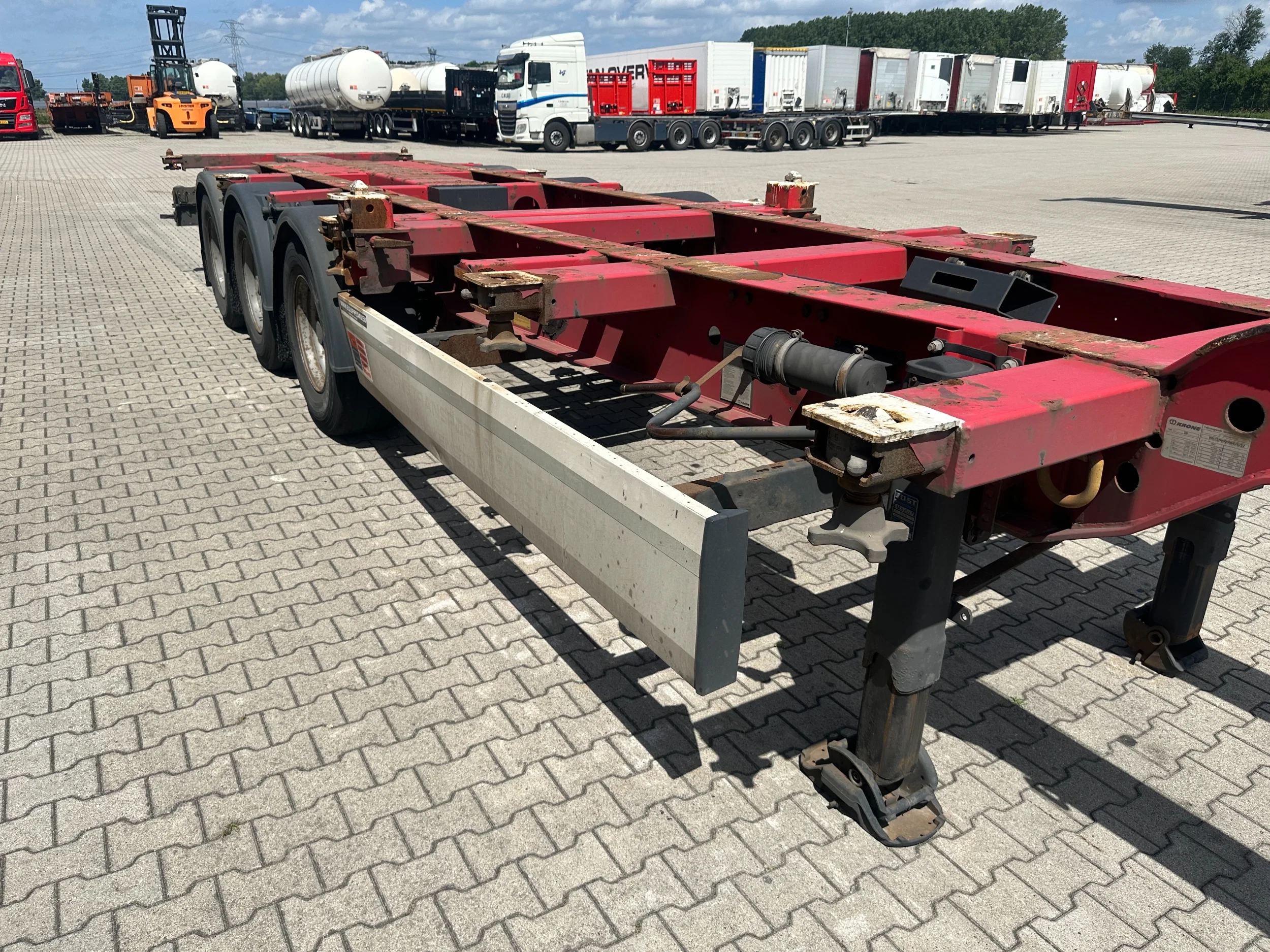 Krone 2015 - 40FT HIGH CUBE / BPW / DRUMBRAKES / NL-CHASSIS afbeelding 31